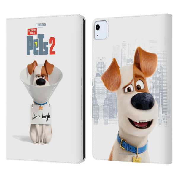 The Secret Life of Pets 2 Character Posters Max Jack Russell Dog Leather Book Wallet Case Cover For Apple iPad Air 11 2020/2022/2024