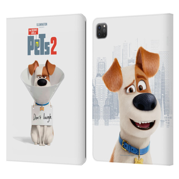 The Secret Life of Pets 2 Character Posters Max Jack Russell Dog Leather Book Wallet Case Cover For Apple iPad Pro 11 2020 / 2021 / 2022