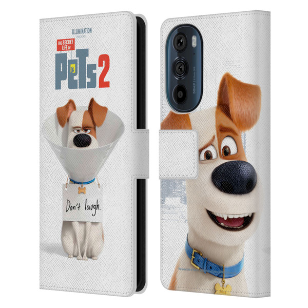 The Secret Life of Pets 2 Character Posters Max Jack Russell Dog Leather Book Wallet Case Cover For Motorola Edge 30