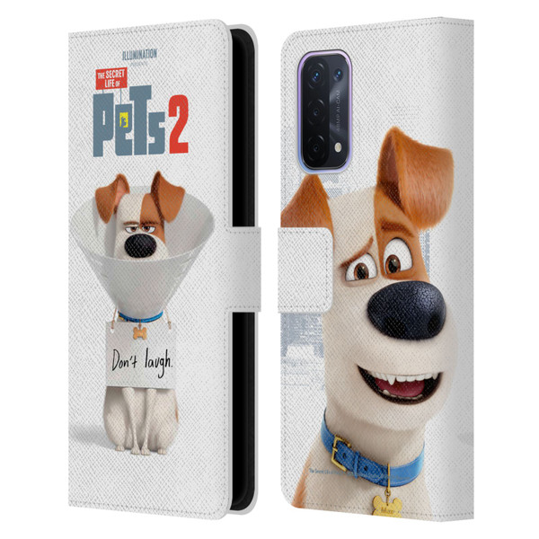 The Secret Life of Pets 2 Character Posters Max Jack Russell Dog Leather Book Wallet Case Cover For OPPO A54 5G