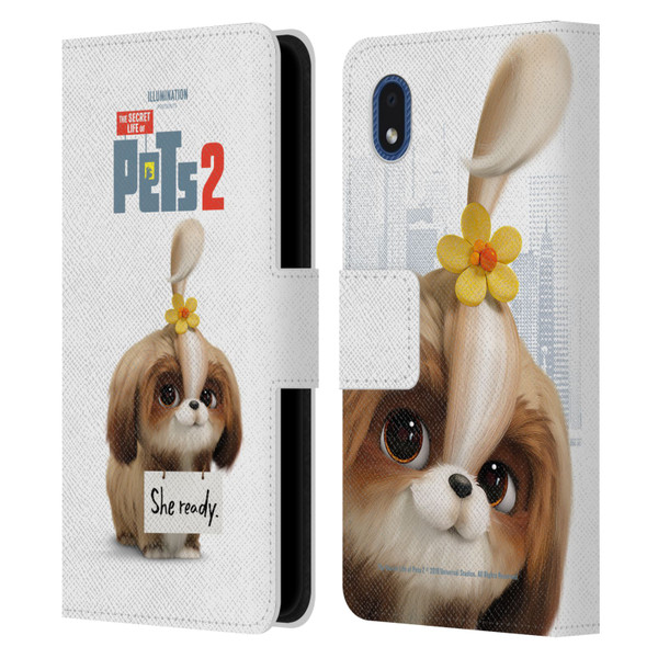 The Secret Life of Pets 2 Character Posters Daisy Shi Tzu Dog Leather Book Wallet Case Cover For Samsung Galaxy A01 Core (2020)