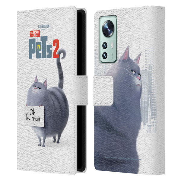The Secret Life of Pets 2 Character Posters Chloe Cat Leather Book Wallet Case Cover For Xiaomi 12
