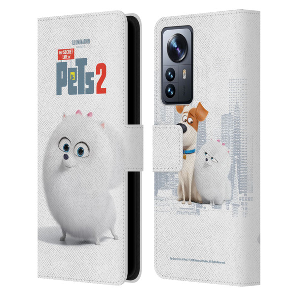 The Secret Life of Pets 2 Character Posters Gidget Pomeranian Dog Leather Book Wallet Case Cover For Xiaomi 12 Pro