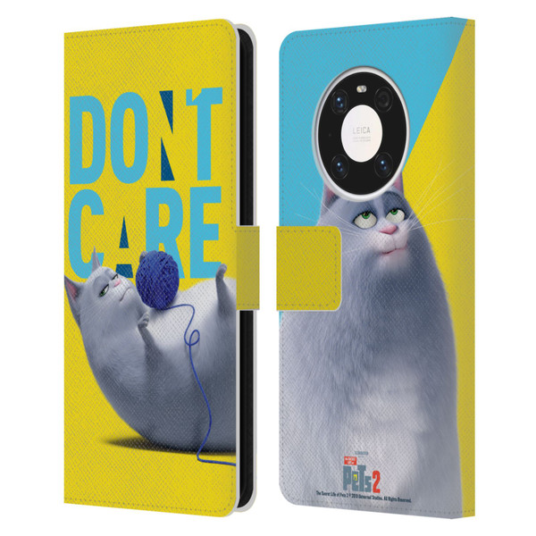 The Secret Life of Pets 2 II For Pet's Sake Chloe Cat Yarn Ball Leather Book Wallet Case Cover For Huawei Mate 40 Pro 5G