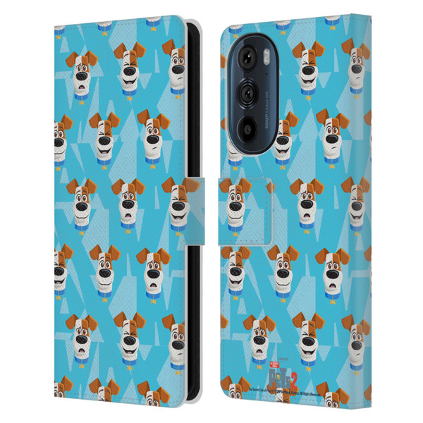 The Secret Life of Pets 2 II For Pet's Sake Max Dog Pattern Leather Book Wallet Case Cover For Motorola Edge 30