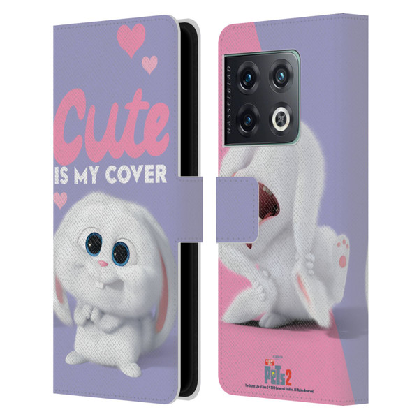 The Secret Life of Pets 2 II For Pet's Sake Snowball Rabbit Bunny Cute Leather Book Wallet Case Cover For OnePlus 10 Pro
