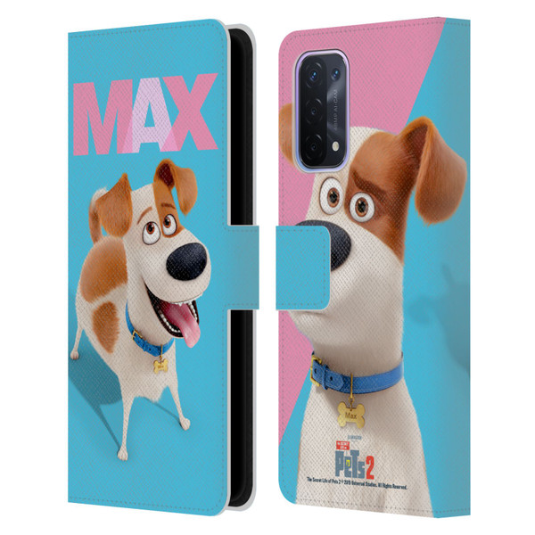 The Secret Life of Pets 2 II For Pet's Sake Max Dog Leather Book Wallet Case Cover For OPPO A54 5G