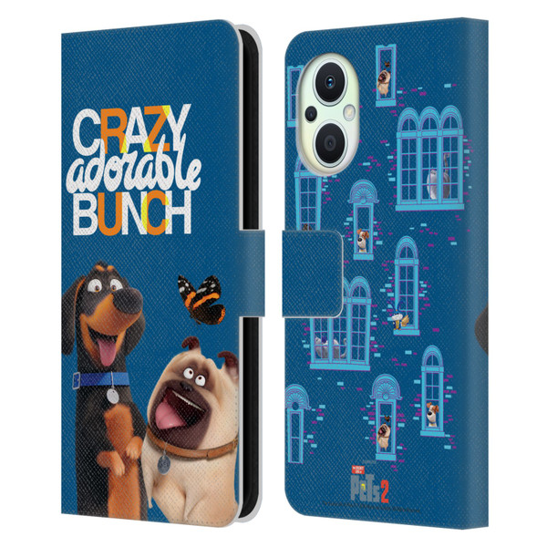 The Secret Life of Pets 2 II For Pet's Sake Group Leather Book Wallet Case Cover For OPPO Reno8 Lite