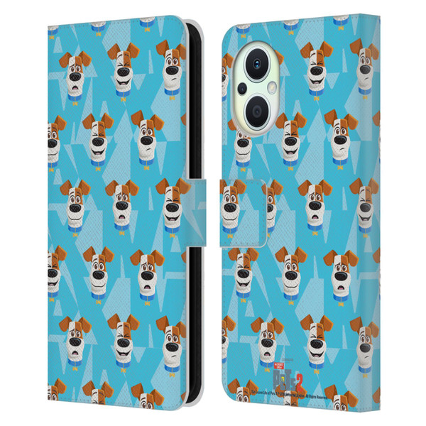 The Secret Life of Pets 2 II For Pet's Sake Max Dog Pattern Leather Book Wallet Case Cover For OPPO Reno8 Lite