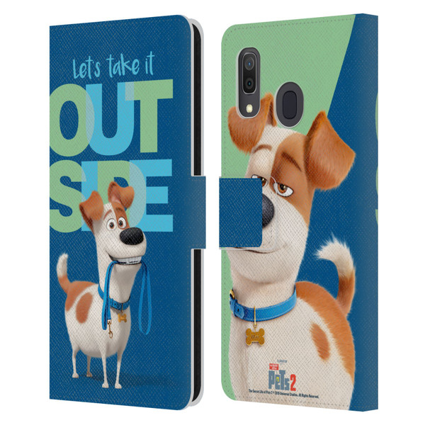 The Secret Life of Pets 2 II For Pet's Sake Max Dog Leash Leather Book Wallet Case Cover For Samsung Galaxy A33 5G (2022)