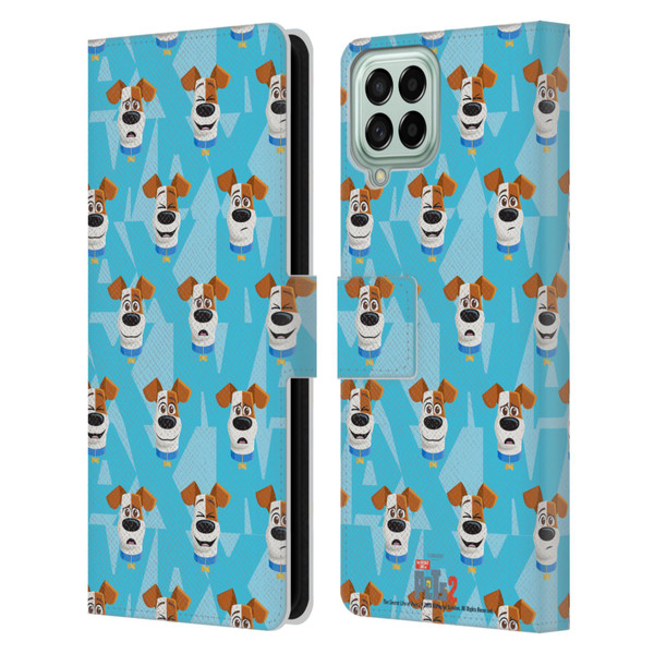 The Secret Life of Pets 2 II For Pet's Sake Max Dog Pattern Leather Book Wallet Case Cover For Samsung Galaxy M53 (2022)