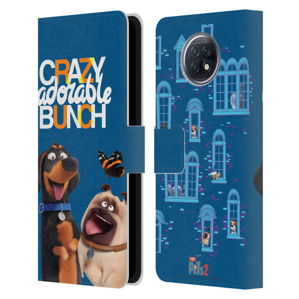 The Secret Life of Pets 2 II For Pet's Sake Group Leather Book Wallet Case Cover For Xiaomi Redmi Note 9T 5G