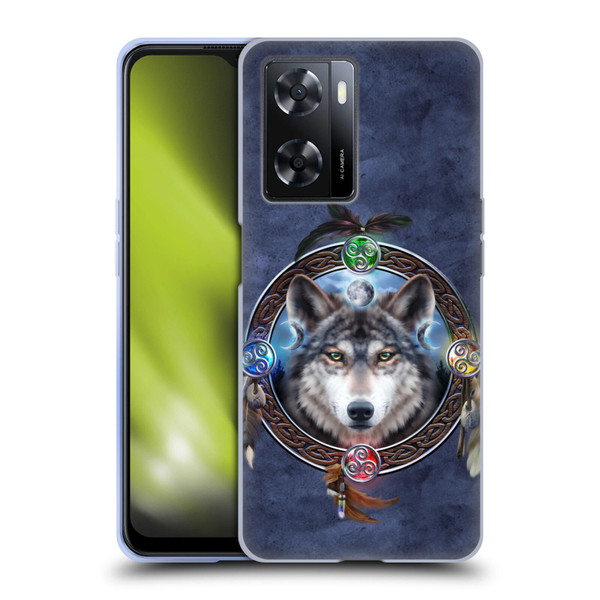 Brigid Ashwood Celtic Wisdom Wolf Guide Soft Gel Case for OPPO A57s