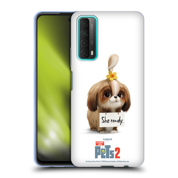 The Secret Life of Pets 2 Character Posters Daisy Shi Tzu Dog Soft Gel Case for Huawei P Smart (2021)
