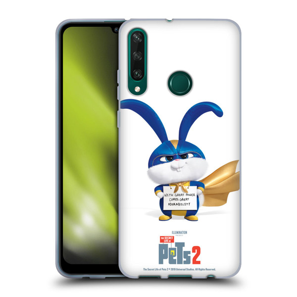 The Secret Life of Pets 2 Character Posters Snowball Rabbit Bunny Soft Gel Case for Huawei Y6p