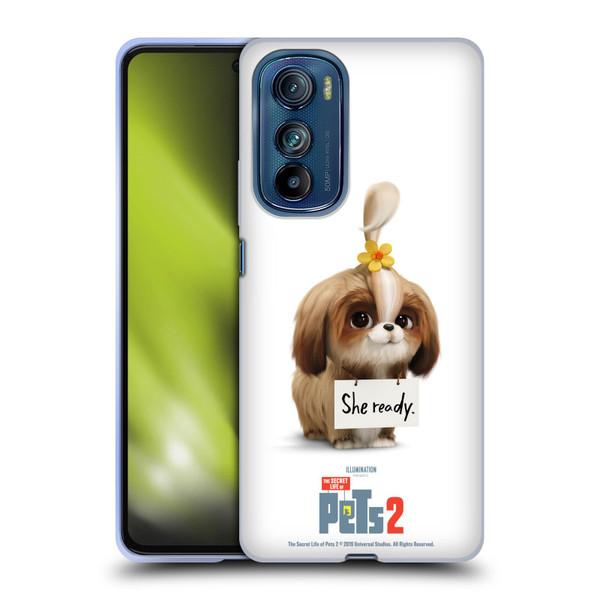 The Secret Life of Pets 2 Character Posters Daisy Shi Tzu Dog Soft Gel Case for Motorola Edge 30