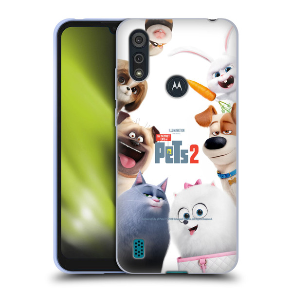 The Secret Life of Pets 2 Character Posters Group Soft Gel Case for Motorola Moto E6s (2020)