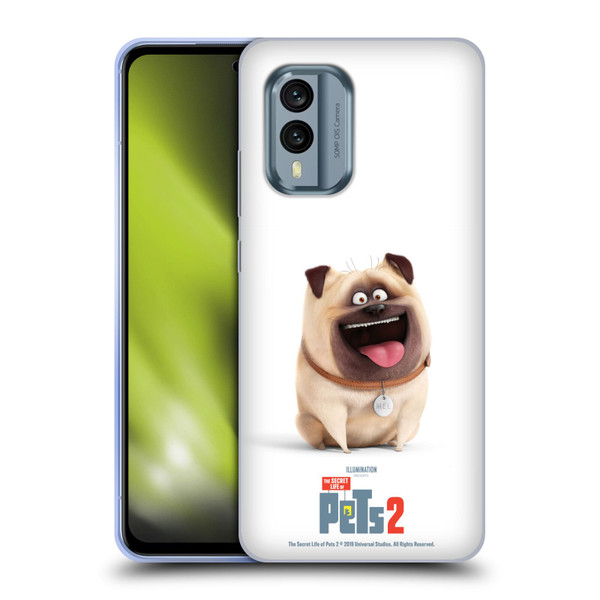 The Secret Life of Pets 2 Character Posters Mel Pug Dog Soft Gel Case for Nokia X30