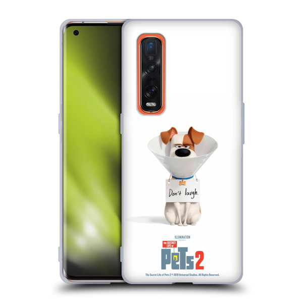 The Secret Life of Pets 2 Character Posters Max Jack Russell Dog Soft Gel Case for OPPO Find X2 Pro 5G