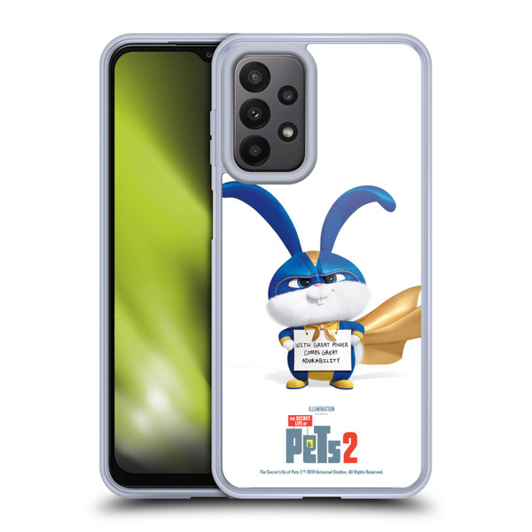 The Secret Life of Pets 2 Character Posters Snowball Rabbit Bunny Soft Gel Case for Samsung Galaxy A23 / 5G (2022)
