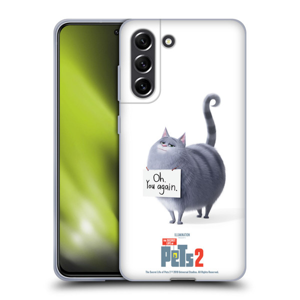 The Secret Life of Pets 2 Character Posters Chloe Cat Soft Gel Case for Samsung Galaxy S21 FE 5G