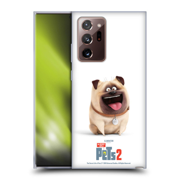 The Secret Life of Pets 2 Character Posters Mel Pug Dog Soft Gel Case for Samsung Galaxy Note20 Ultra / 5G