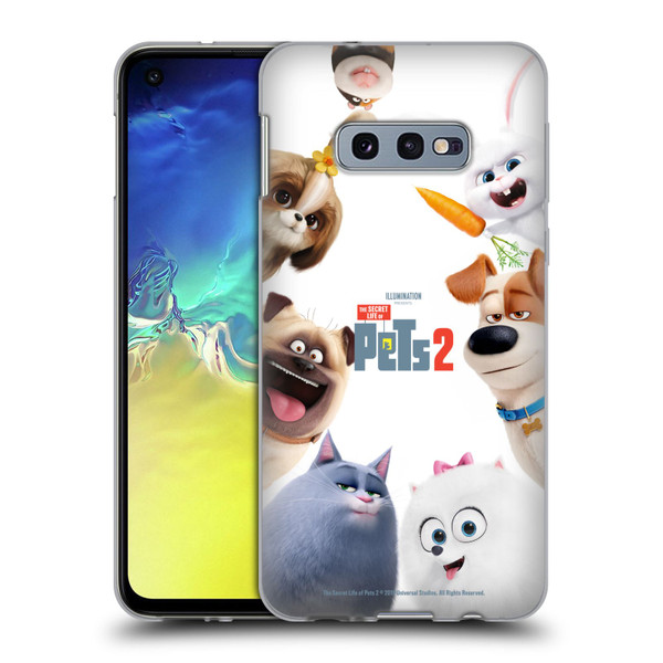 The Secret Life of Pets 2 Character Posters Group Soft Gel Case for Samsung Galaxy S10e