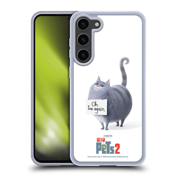 The Secret Life of Pets 2 Character Posters Chloe Cat Soft Gel Case for Samsung Galaxy S23+ 5G