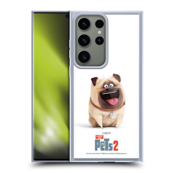 The Secret Life of Pets 2 Character Posters Mel Pug Dog Soft Gel Case for Samsung Galaxy S23 Ultra 5G