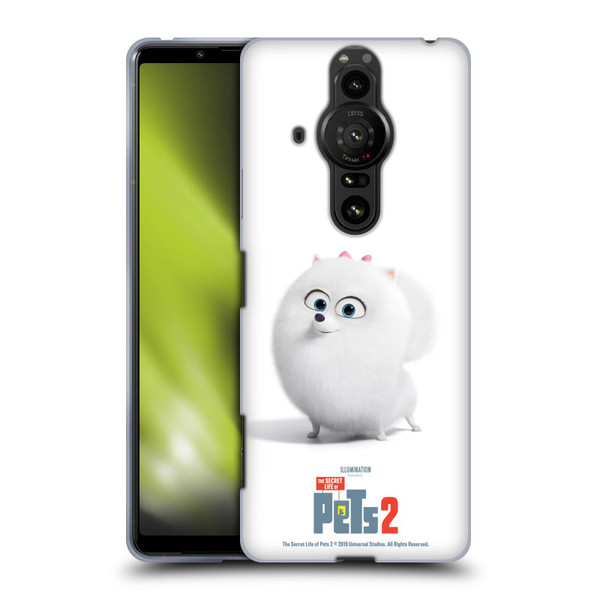 The Secret Life of Pets 2 Character Posters Gidget Pomeranian Dog Soft Gel Case for Sony Xperia Pro-I