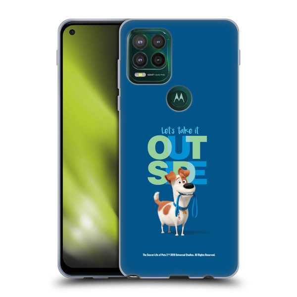 The Secret Life of Pets 2 II For Pet's Sake Max Dog Leash Soft Gel Case for Motorola Moto G Stylus 5G 2021