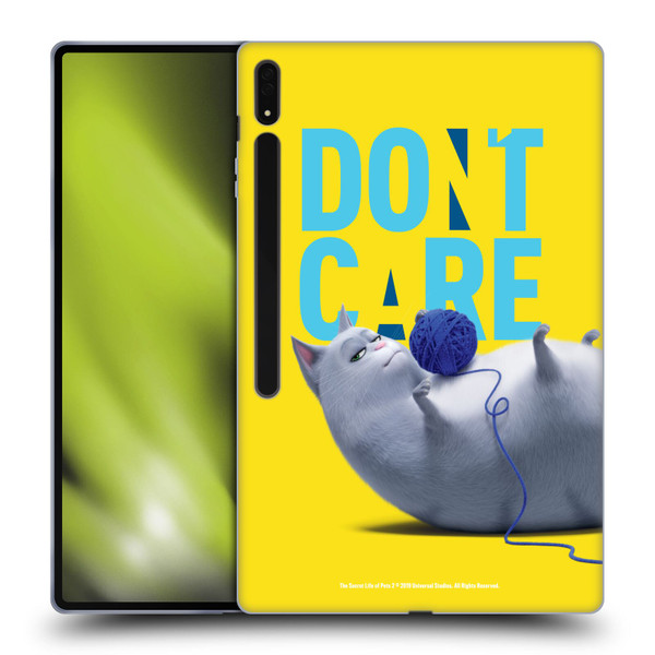 The Secret Life of Pets 2 II For Pet's Sake Chloe Cat Yarn Ball Soft Gel Case for Samsung Galaxy Tab S8 Ultra