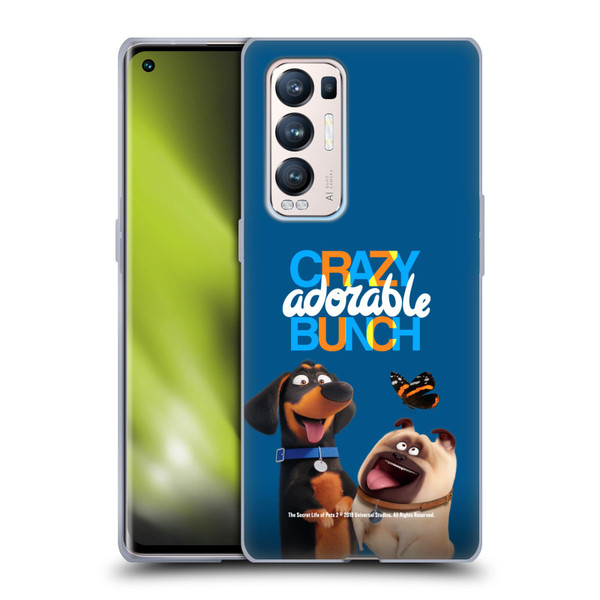 The Secret Life of Pets 2 II For Pet's Sake Group Soft Gel Case for OPPO Find X3 Neo / Reno5 Pro+ 5G