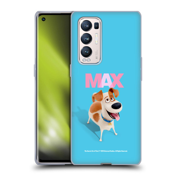 The Secret Life of Pets 2 II For Pet's Sake Max Dog Soft Gel Case for OPPO Find X3 Neo / Reno5 Pro+ 5G