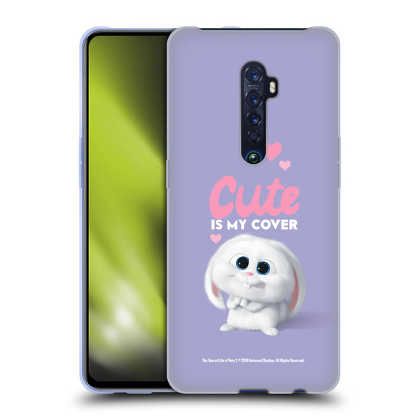 The Secret Life of Pets 2 II For Pet's Sake Snowball Rabbit Bunny Cute Soft Gel Case for OPPO Reno 2