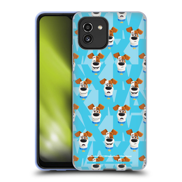 The Secret Life of Pets 2 II For Pet's Sake Max Dog Pattern Soft Gel Case for Samsung Galaxy A03 (2021)