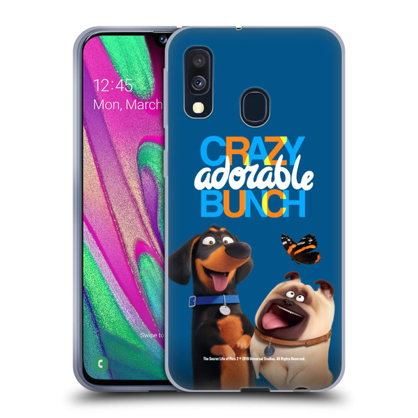 The Secret Life of Pets 2 II For Pet's Sake Group Soft Gel Case for Samsung Galaxy A40 (2019)