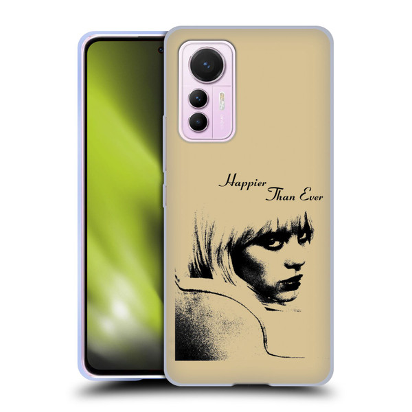 Billie Eilish Happier Than Ever Album Image Soft Gel Case for Xiaomi 12 Lite