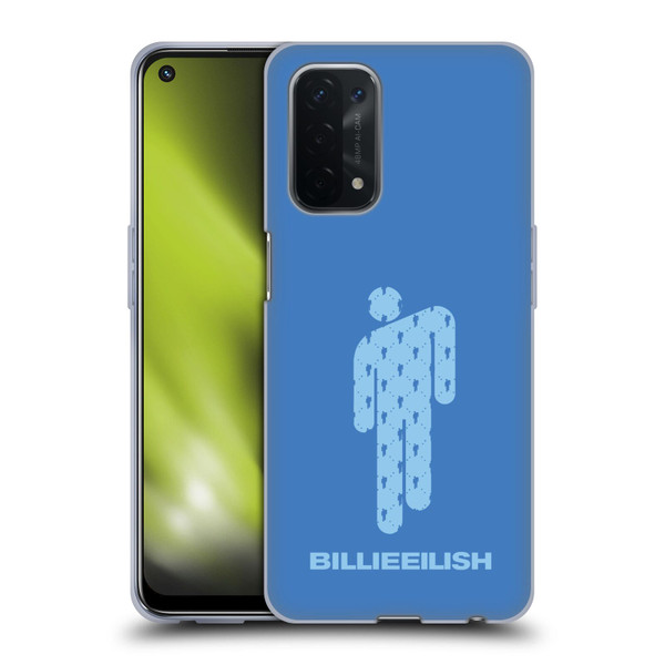 Billie Eilish Key Art Blohsh Blue Soft Gel Case for OPPO A54 5G