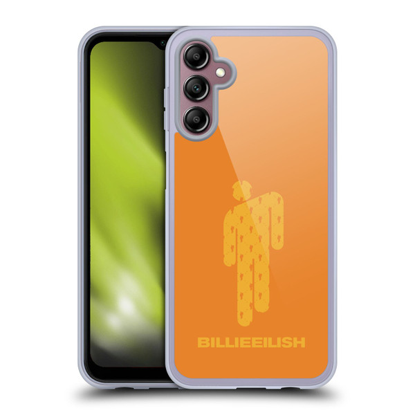 Billie Eilish Key Art Blohsh Orange Soft Gel Case for Samsung Galaxy A14 5G