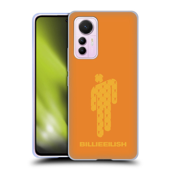 Billie Eilish Key Art Blohsh Orange Soft Gel Case for Xiaomi 12 Lite