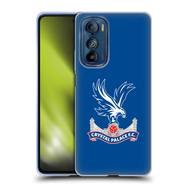 Crystal Palace FC Crest Plain Soft Gel Case for Motorola Edge 30