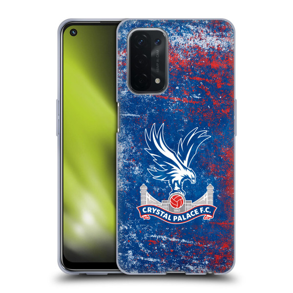 Crystal Palace FC Crest Distressed Soft Gel Case for OPPO A54 5G