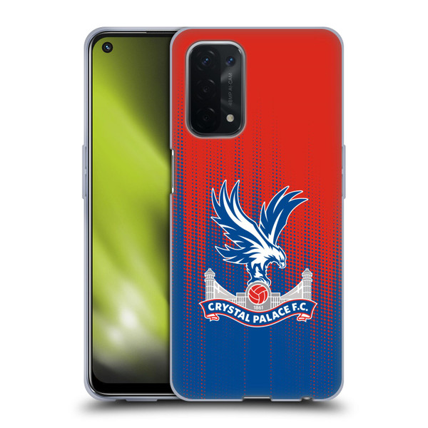 Crystal Palace FC Crest Halftone Soft Gel Case for OPPO A54 5G