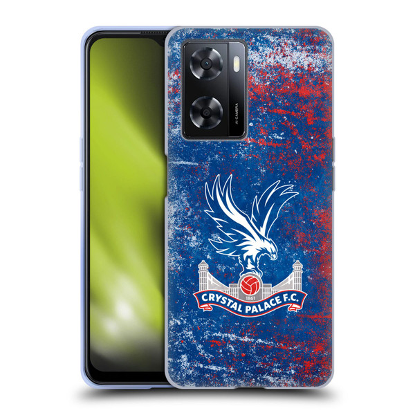 Crystal Palace FC Crest Distressed Soft Gel Case for OPPO A57s