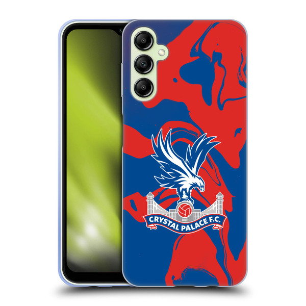Crystal Palace FC Crest Red And Blue Marble Soft Gel Case for Samsung Galaxy A14 5G