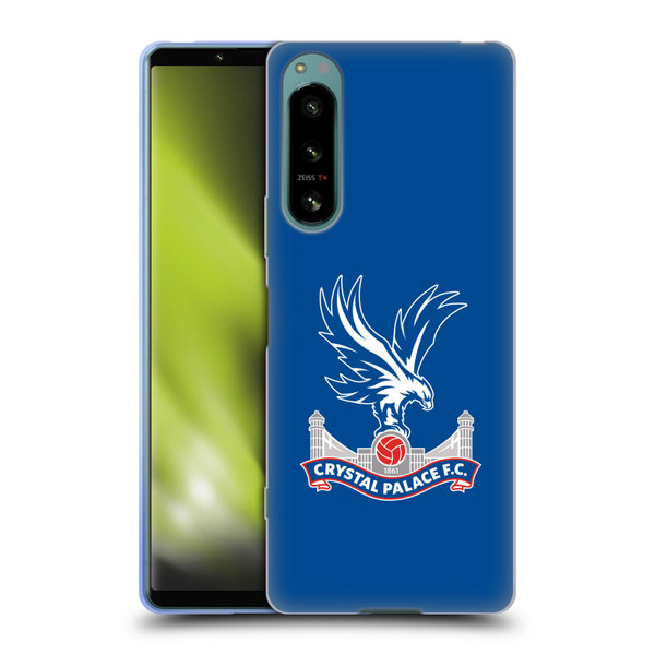 Crystal Palace FC Crest Plain Soft Gel Case for Sony Xperia 5 IV