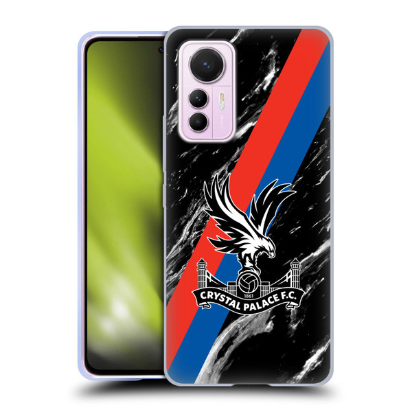 Crystal Palace FC Crest Black Marble Soft Gel Case for Xiaomi 12 Lite