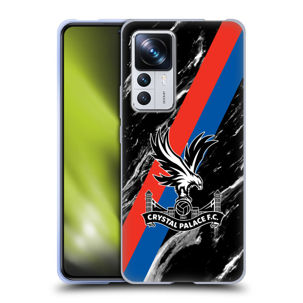 Crystal Palace FC Crest Black Marble Soft Gel Case for Xiaomi 12T Pro