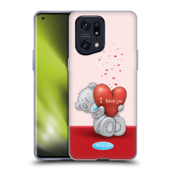 Me To You Classic Tatty Teddy I Love You Soft Gel Case for OPPO Find X5 Pro